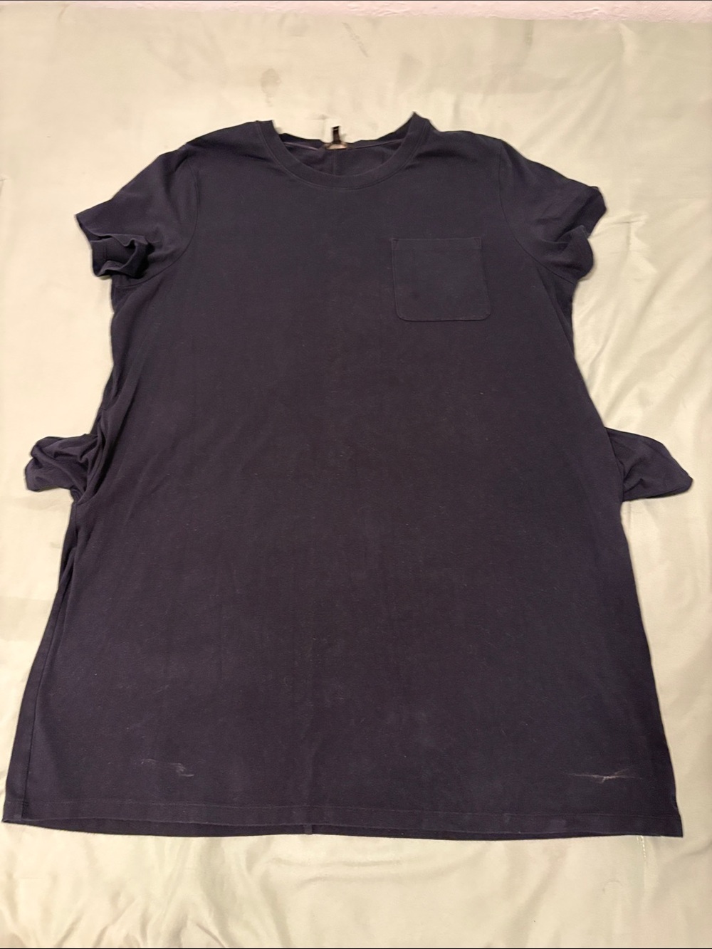 Banana Republic Navy Blue Midi T-Shirt Dress